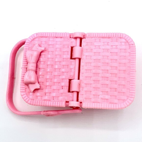 Miniature Flocked Dogs Figures Animal Puppies & Basket 1 1/4”-1 1/2” Lot Of 3 - Picture 14 of 15